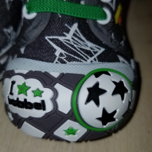 Chulis Gray/Green Ruby Sneakers Sz 5 - Picture 8 of 10